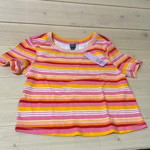 Wild fable too pink striped NWT